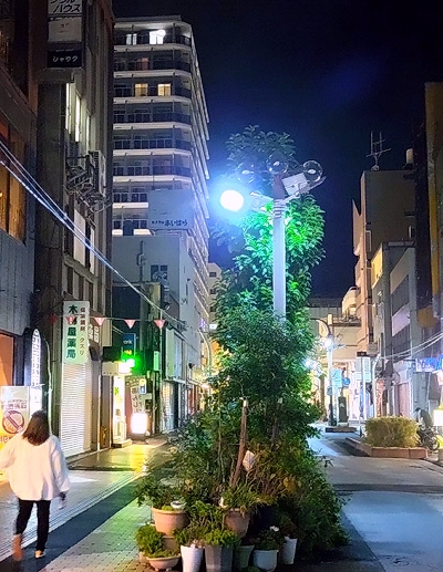 甲府市の繁華街